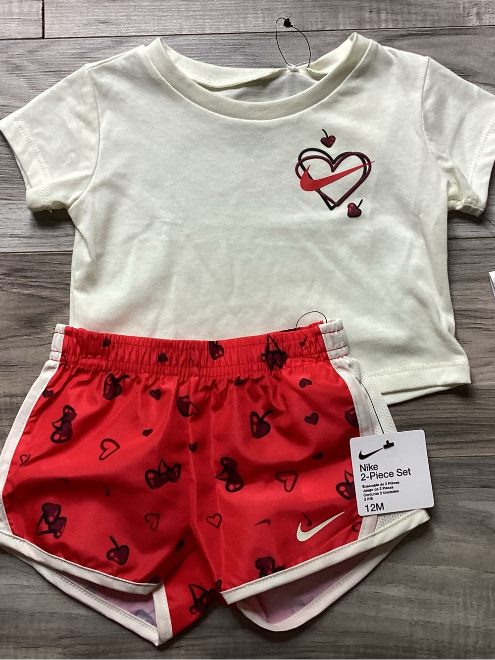 Nike Baby girl shorts Set size 12 months(NWT) ~FIRM, NO OFFERS~